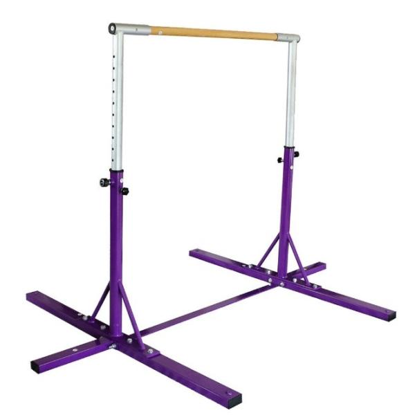 Quality Gym Adjustable Horizontal Bar Gymnastics Training Sports Equipment W/Gym Mat wholesale