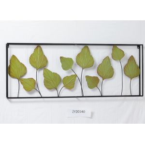 Garden Sversize Framed Handmade Metal Leaf Wall Hangings