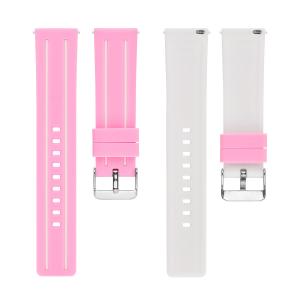 Cheap OEM No Deformation 22mm Silicone Rubber Watch Strap Bands For Women for sale