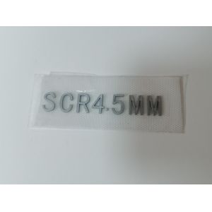 3D Molded Customized Design Heat Transfer Labels Silicone Logo For Garment