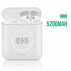 Multi-functional 3 in 1 Bluetooth Earbuds with 5200mAH Power Bank and Fast