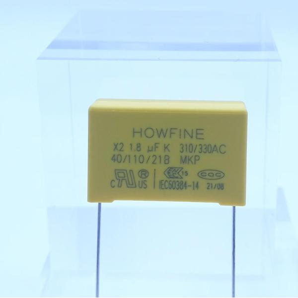 Quality CQC 1.8uF Mpx Mkp X2 Capacitor , Multipurpose Pp Film Capacitor wholesale