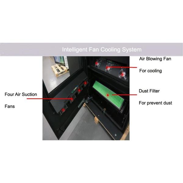 55 Inch Free Standing Digital Display Screens , Outdoor Interactive Kiosk IP65 2000nits