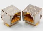 PCB Mount RJ45 8P8C Modular Connector Tab Up Latch Direction For LAN Network