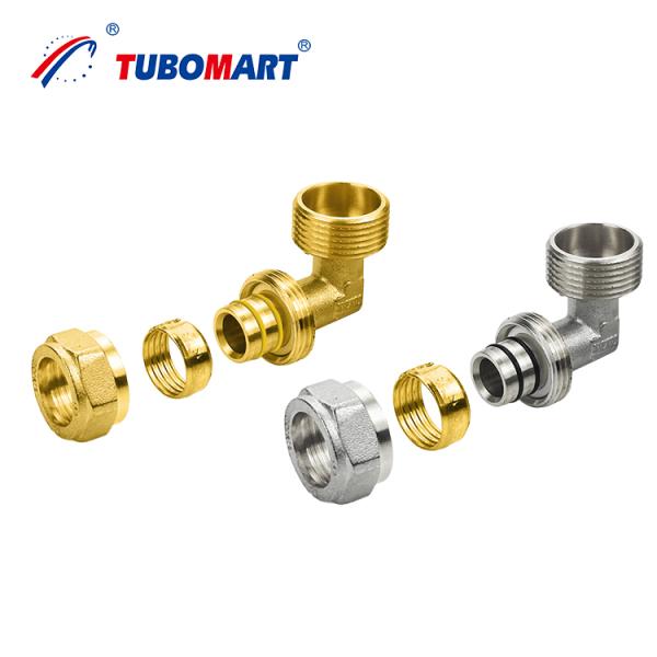 Brass Compression Fittings with ISO NSF Certificate for Plumbing Water and Gas