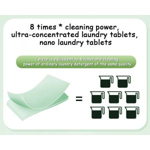 Save Space Portable Laundry Eco Sheets Disposable Remove Stains And Odors