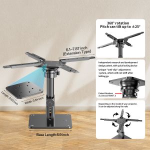 Large Projector Ceiling Mount Gray Ceiling Projector Mount With Adjustable