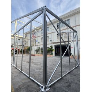 Tent Frame Structure Fire Retardant and Main Profile 166 X 88 X 3mm 2-channel
