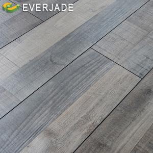 China Everjade 14mm Natural Maple Smooth Wood Plastic Waterproof Plank Piso Flotante Flooring on sale