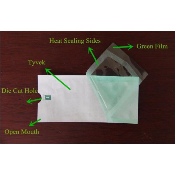 Peelable Seal Medical Sterilization Pouches With 60G Billerud Paper Upper