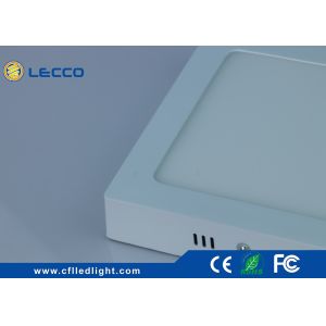 Custom Flat Panel LED Lights , White Housing Square Led Panel Light 218 x 33 MM