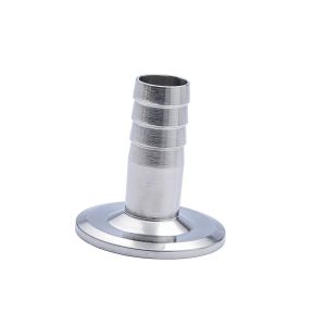 Sanitary 304 316L Stainless Steel Tri Clamp Hose Ferrule Fitting with Round Head