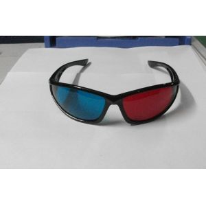 Eco-Friendly Plastic Red Cyan 3D Glasses Polarized For Look 3d Movie