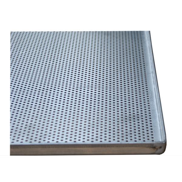 Metal Perforated Aluminum Wire Mesh Tray For Food Industries , 600X400 Size
