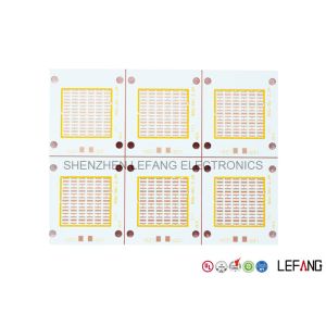 White Pcb Board Copper Base , Custom MCPCB Metal Core Printed Circuit Board