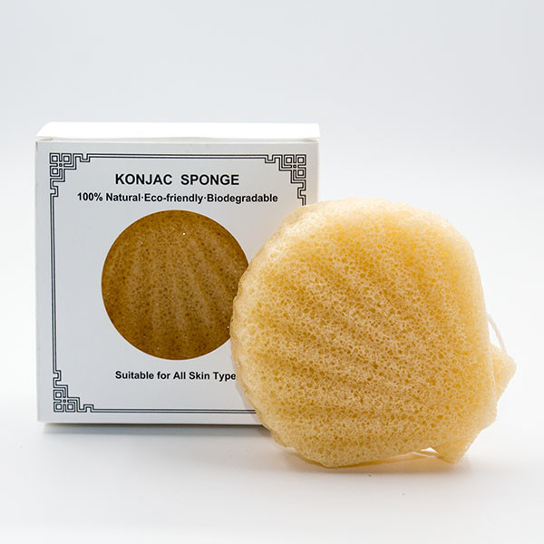 Quality Exfoliator Cleanse Facial Turmeric Konjac Sponges Reusable wholesale