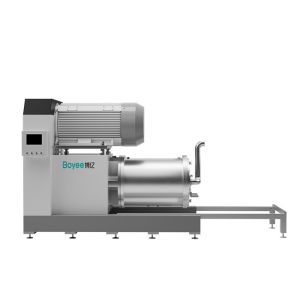 Cheap Large Volume NMM Stainless Steel Bead Mill With 22KW Power 1000L/H Capacity Bottom Discharge for sale