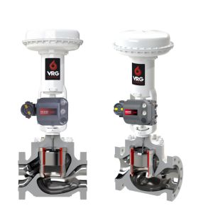 VRG Pneumatic Linear Control Valves LHPA-DA LHPA-SR Address Characterized Flow