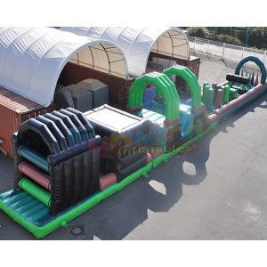 13.2X4.7X3M Inflatables Obstacle Course Kids Slide Bounce House