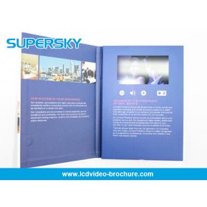 Full Color Printing Video In Print Brochure , 128MB - 8GB Digital Video Brochure