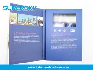 China Full Color Printing Video In Print Brochure , 128MB - 8GB Digital Video Brochure on sale