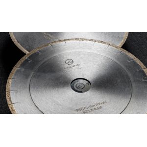 Grade A-Grade J-slot Diamond Saw Blade For Dekton Cutting 350mm Stone Cutting
