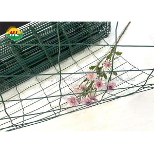 RAL6005 Welded Wire Mesh Rolls Green PVC Coated Holland Wire Fence