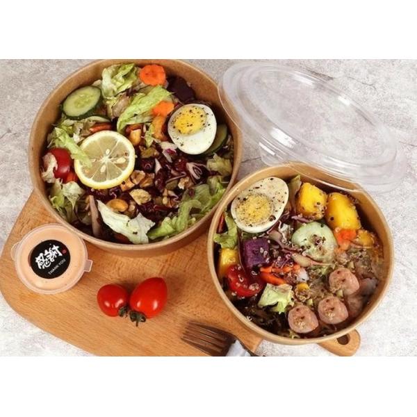 Quality Round Customized Small Disposable Paper Bowls For Hot & Cold With Lids wholesale