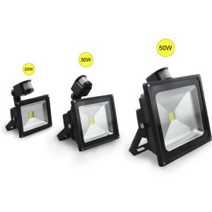 Motion Sensor IP65 Outdoor LED Flood Light 10W 20W 30W 50W With CE ROHS