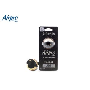 China Helmet Style Long Lasting Car Air Freshener AC Vent Gold Bless ABS Material on sale