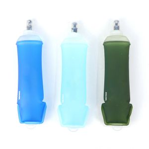 TPU Collapsible Triathlon Water Bottle Customized Volume 150ml 500ml