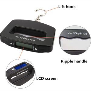 Travel with Confidence Using 50kg Capacity Digital Luggage Scale and Backlight