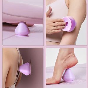 Silicone Trigger Point Wall Mounted Massage Ball For Back Myofascial Release