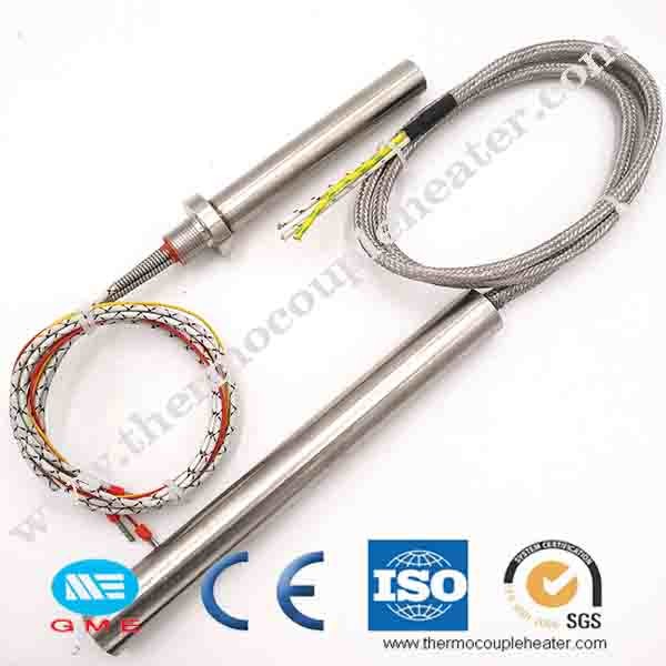 Quality MgO Insulation Immersion Cartridge Heater With Screw Threaded Fitting wholesale