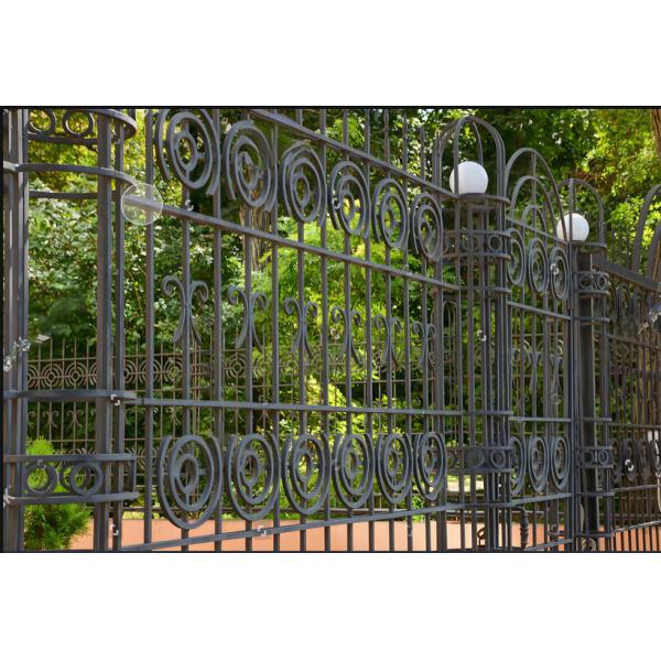 Galvanized Modern Metal Fence for Gardens and Balconies