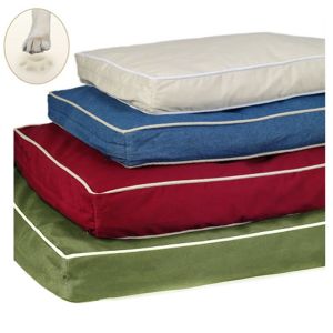 Luxury Memory Foam Bolster Dog Bed Mechanical Wash Breathable Eco - Friendly