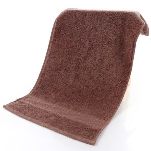 34*74CM Custom Cotton Face Towel for Hotel Home Spa Jacquard Absorbent Bath