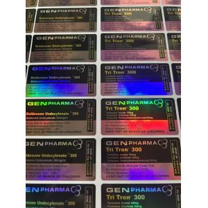 Customized Design Pro Pharma 10ml Oil Bottles Labels For Test Pro