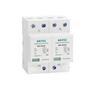 BR-50GR 3P+N Type 1 Surge Protection Device Class 1 AC SPD 50ka Spd Thunder