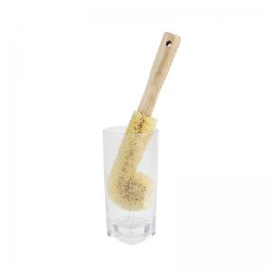 Cheap Wooden Coconut Cleaning Brush For Cups Decanters Bottles for sale