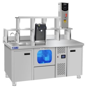 Under Counter Ice Maker Operating Table Bubble Tea Machine Commercial