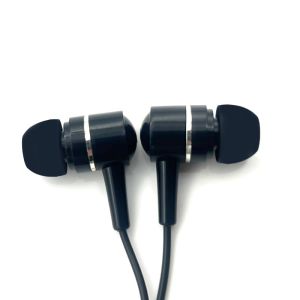 3.5mm In-Ear Headphones HiFi Stereo Wired Earbuds With Microphone Plastic