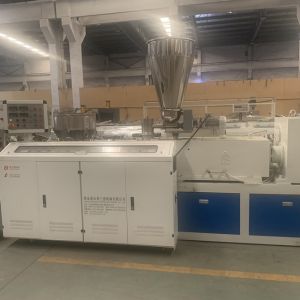 150kg/H Twin Screw Upvc WPC Profile Extrusion Line eco friendly