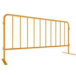 Removable Pedestrian Fence Panels 42mm O.D. Barrier Crowd Control