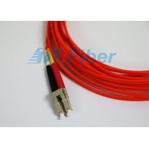 62.5 / 125 mm Duplex Fiber Patch Cords Multimode LC / UPC to SC / UPC