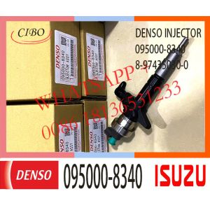 Genuine Diesel Fuel Injector 095000-8340 For ISUZU 4JJ1 8-97435030-0 8974350300