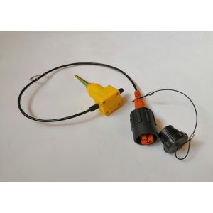 Low Frequency Vertical Geophone 14Hz Waterproof Land Case Steel Spike