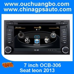 Ouchuangbo autoradio gps navigation kit for S100 Seat leon 2013 with DVD VCD SWC