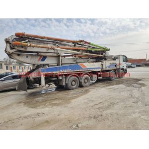 Used Zoomlion 49 Meters Concrete Pump with Max.Concrete Output Pressure of 12/6