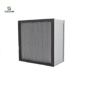 Cheap Aluminum Foil Partition High Temperature Air Filter with 1.5-2.00mm SS Frame for sale